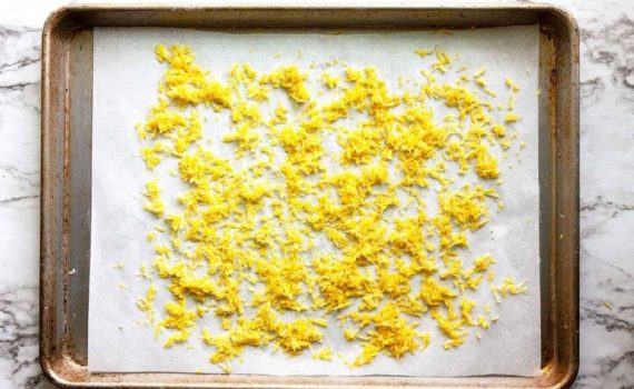 Comment faire sécher des écorces de citron ?