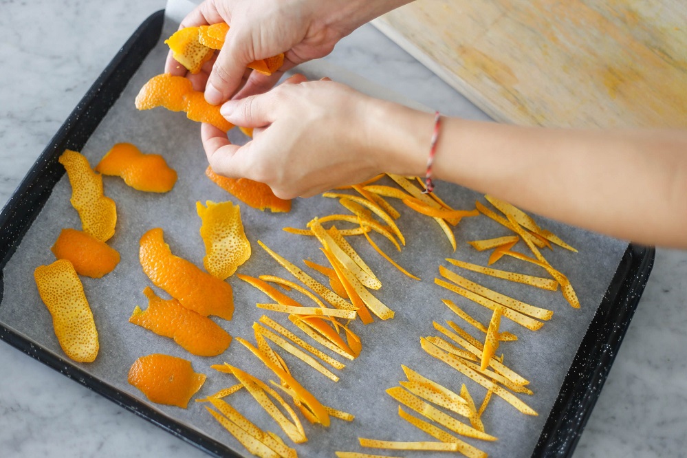 Comment faire sécher des écorces d'orange ?